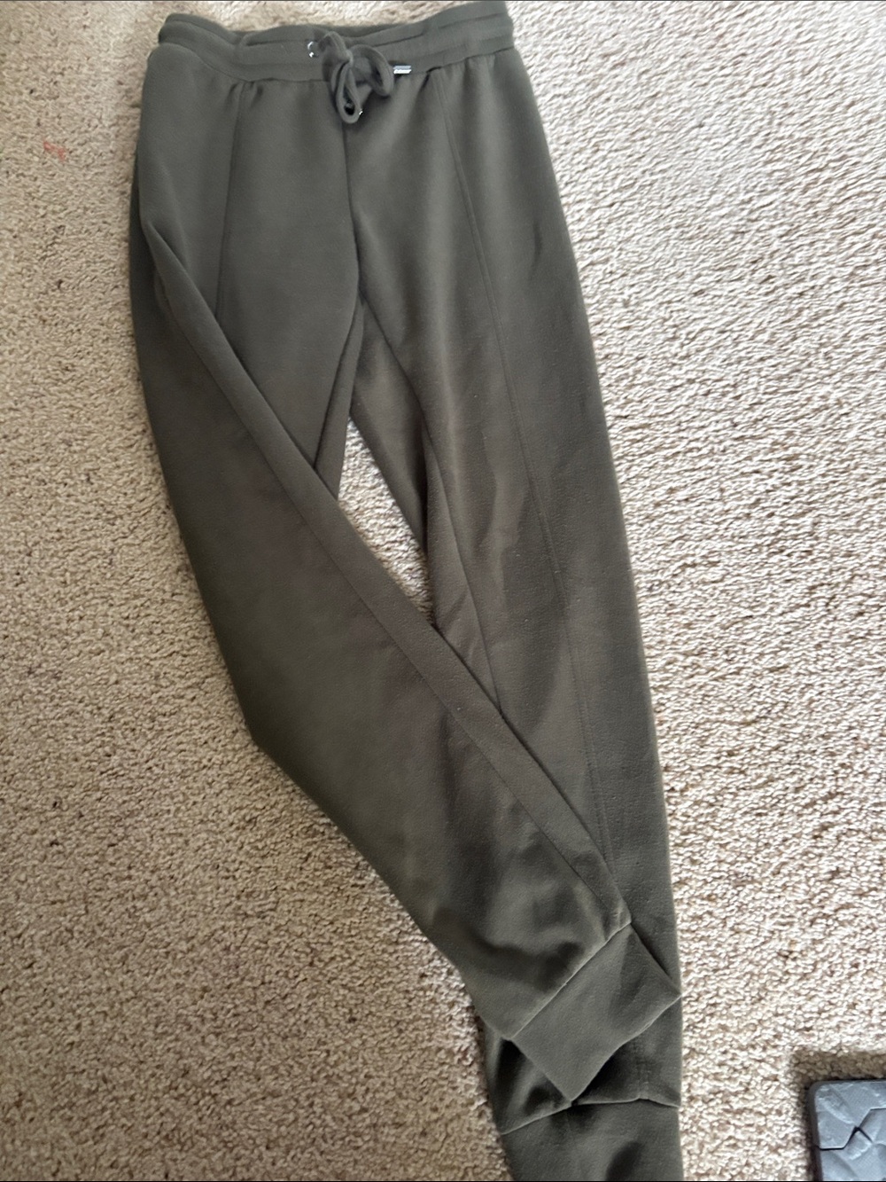 Woman’s Xs  Olive Green Jogger Pants - Brand:- no brand